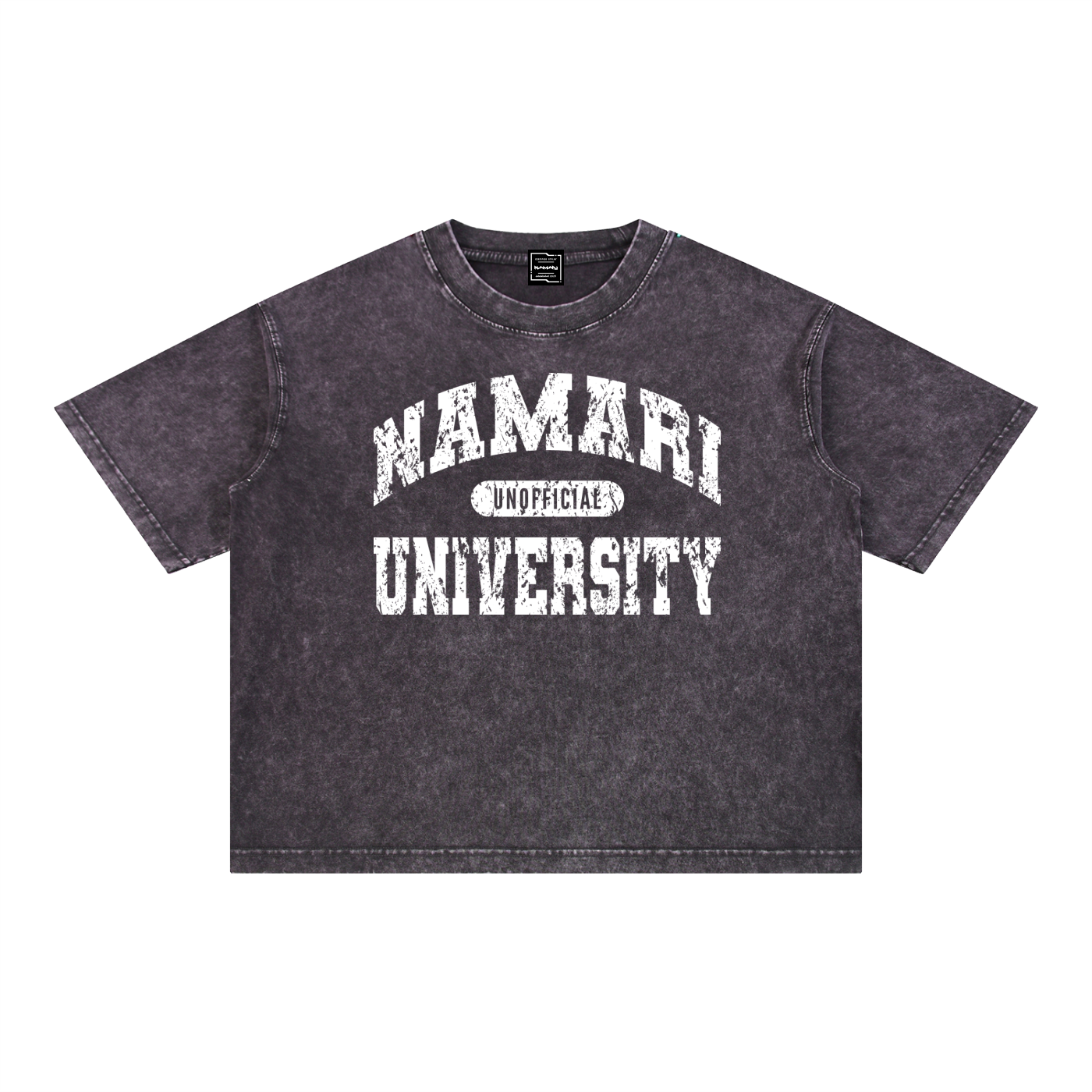 Namari University Mineral Wash Boxy Cotton T-Shirt