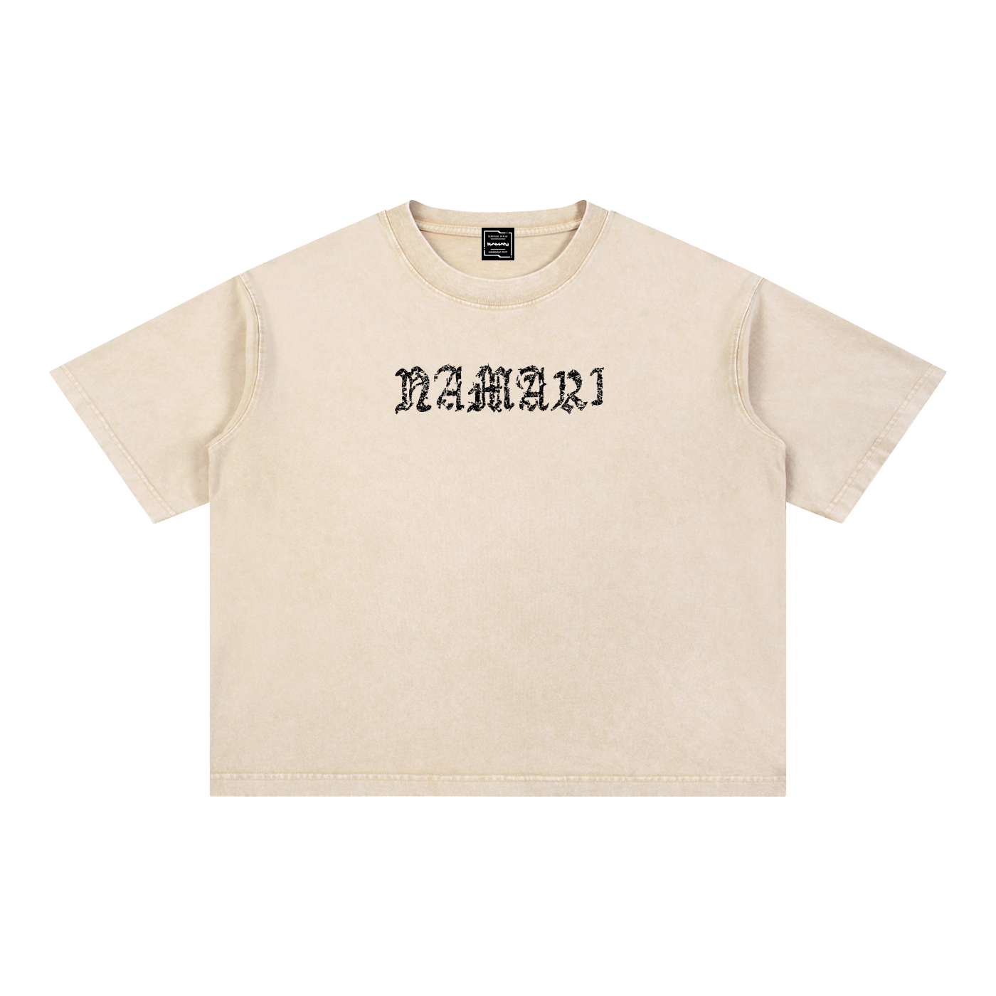 Ouija Board Mineral Wash Boxy Cotton T-Shirt