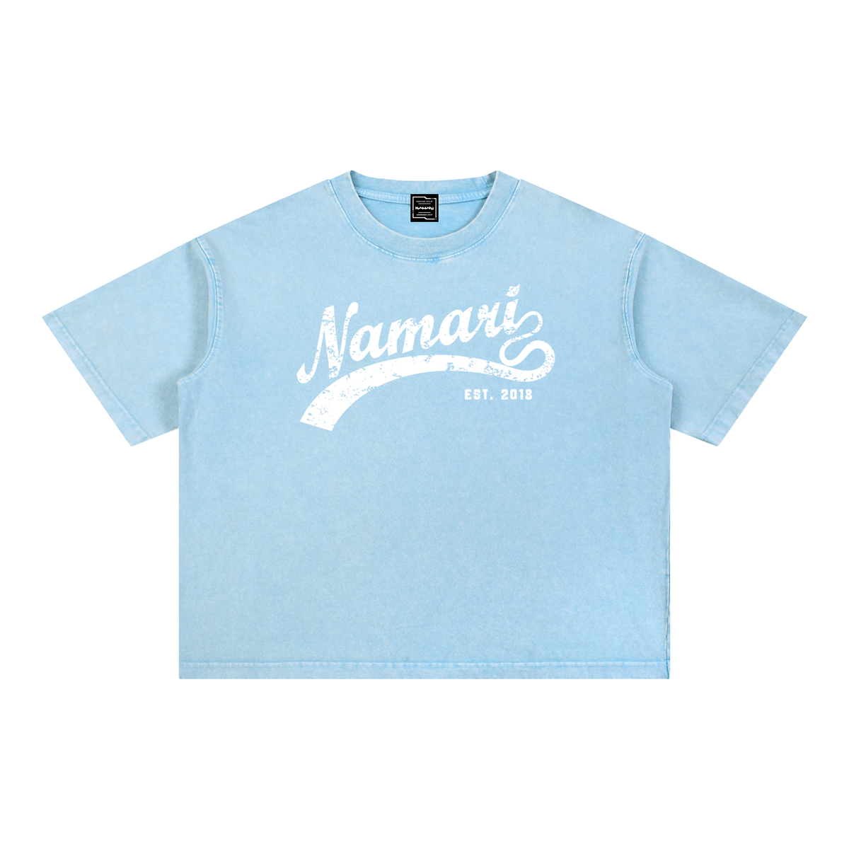 Swoosh Mineral Wash Boxy Cotton T-Shirt