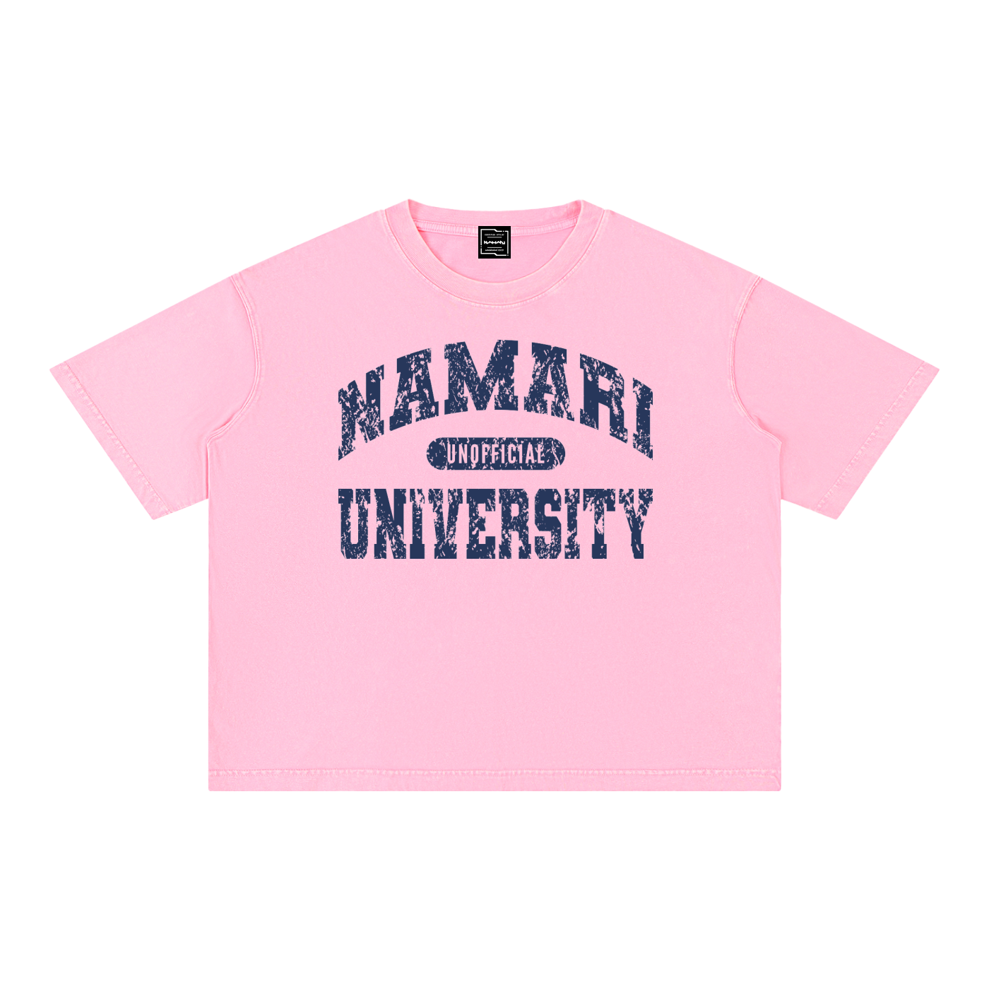 Namari University Mineral Wash Boxy Cotton T-Shirt