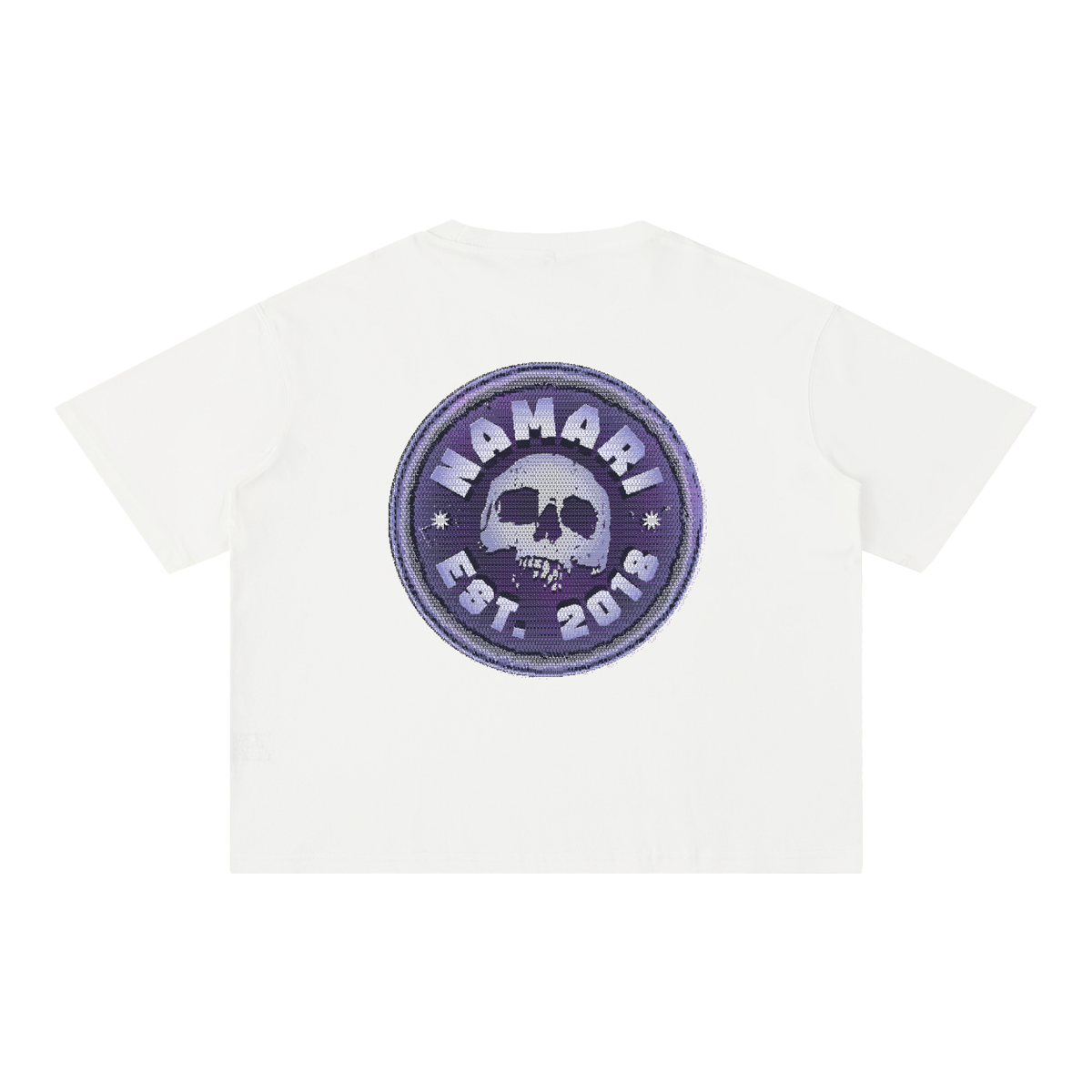 Namari Emblem (In Color) Mineral Wash Boxy Cotton T-Shirt