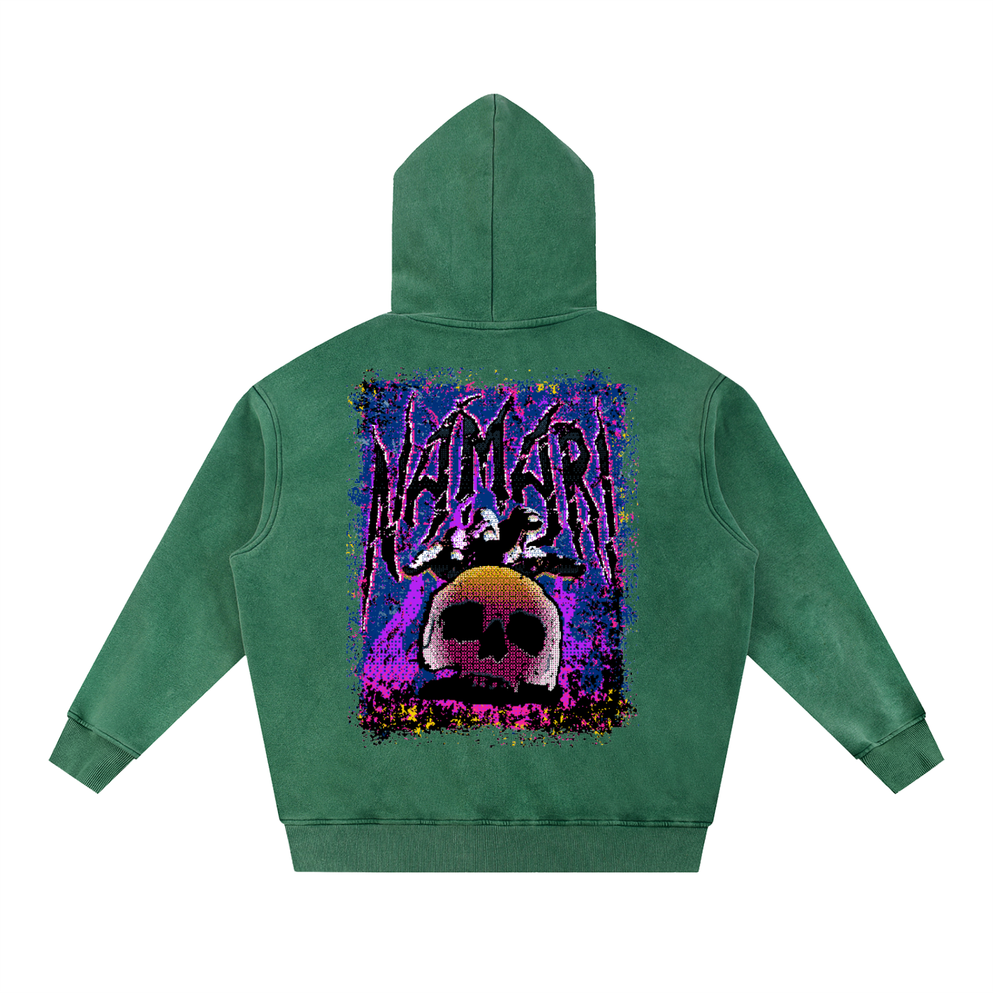 Debt Collector Snow Wash Fleece Oversize Hoodie