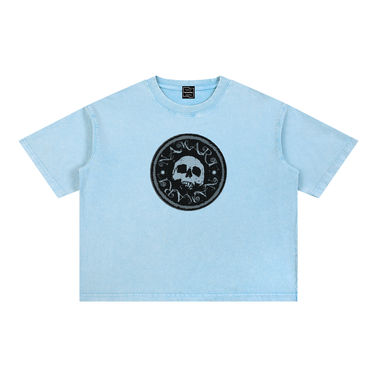 Namari Emblem Mineral Wash Boxy Cotton T-Shirt