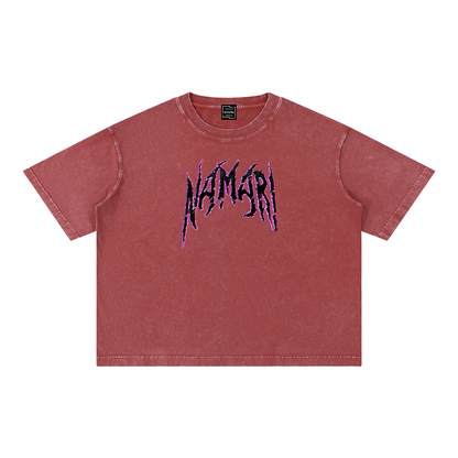 Debt Collector Mineral Wash Boxy Cotton T-Shirt