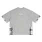 Namari Unisex Plaid Paneled T-Shirt
