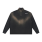 Namari Sun Fade Raw Edge Quarter-Zip Sweatshirt
