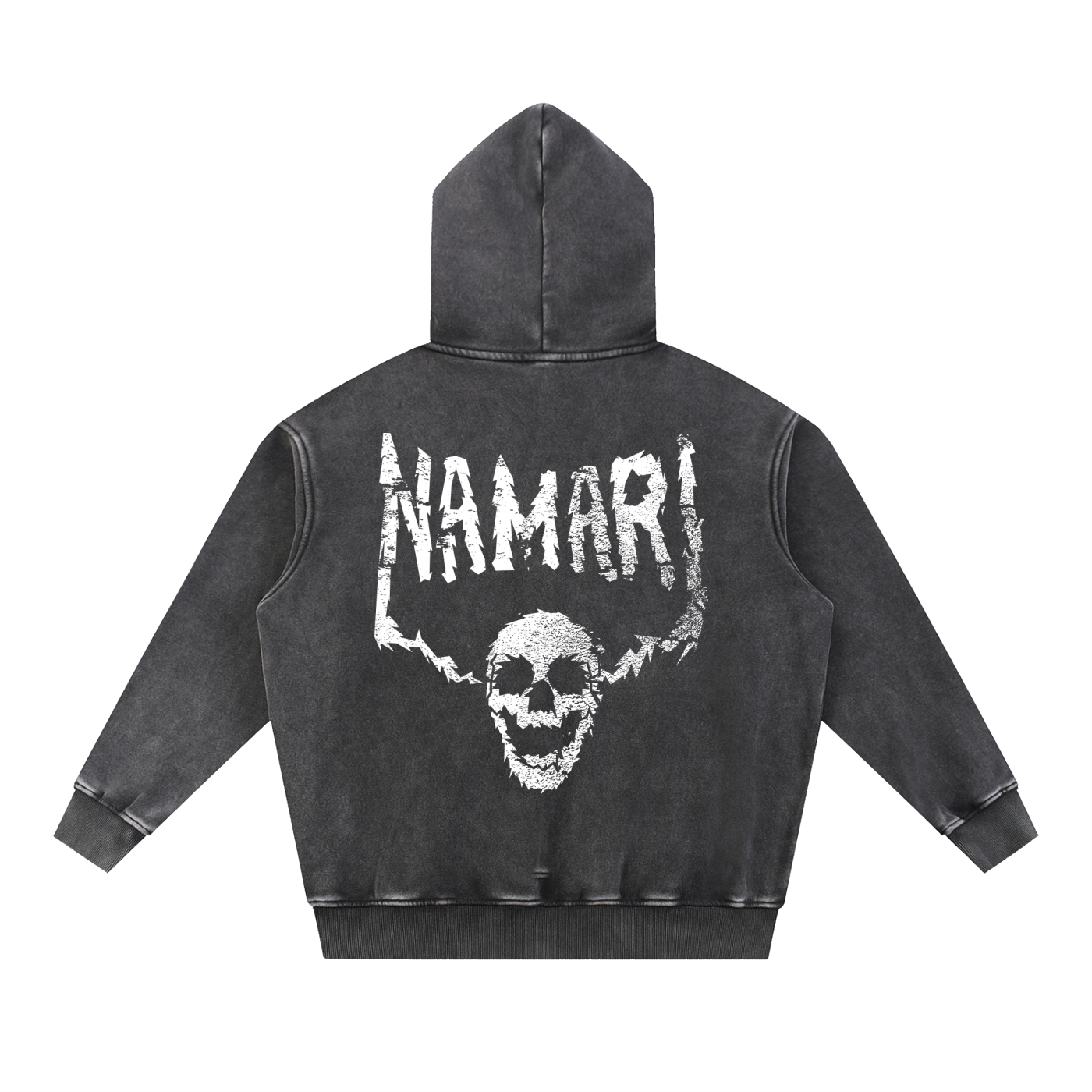 Disintegrate Snow Wash Fleece Oversize Hoodie