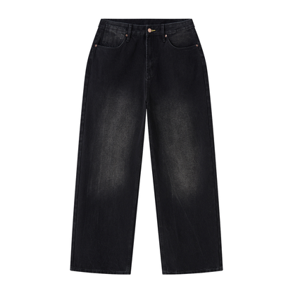Namari Men's Vintage Wash Wide Leg Jeans