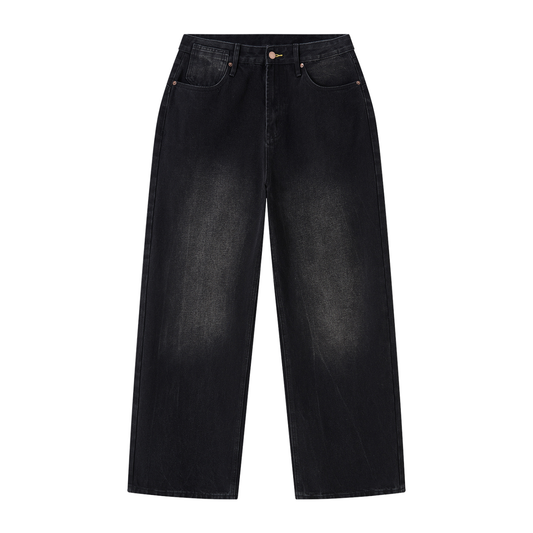 Namari Men's Vintage Wash Wide Leg Jeans