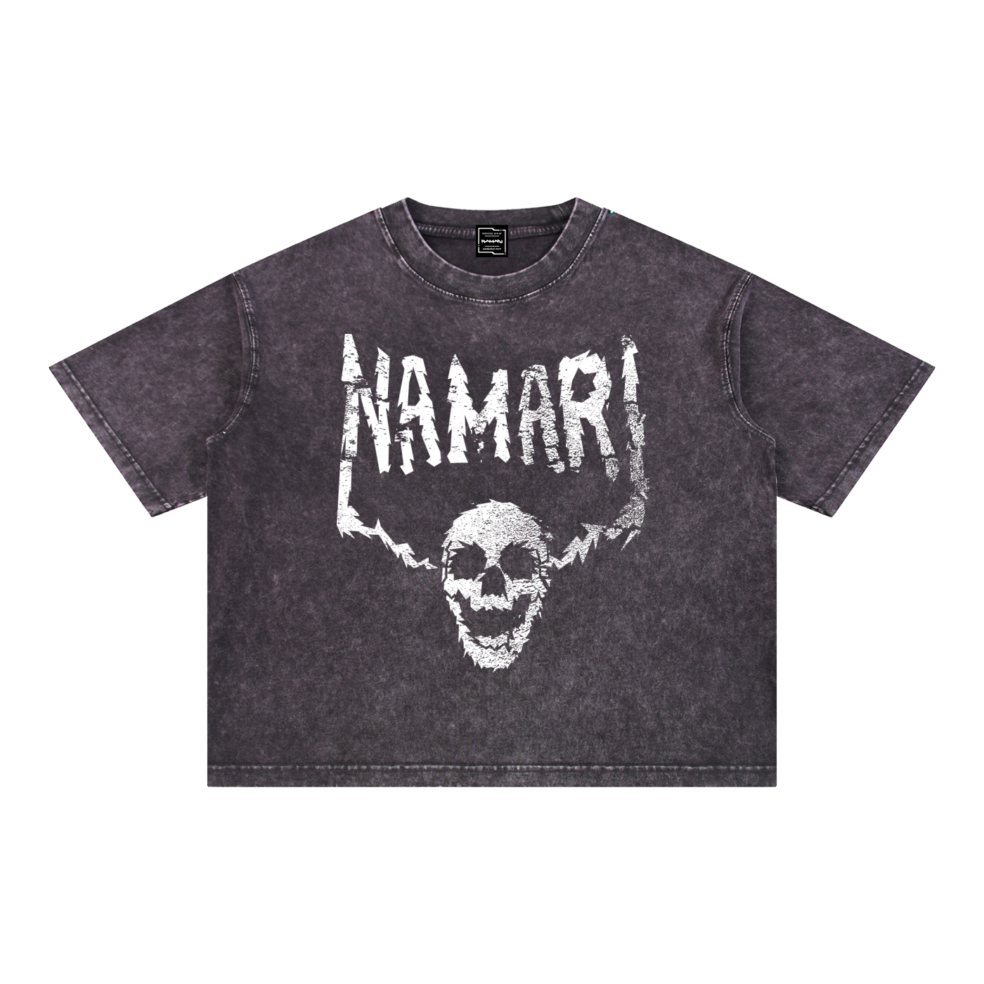Disintegrate Mineral Wash Boxy Cotton T-Shirt