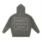 Certified Stylin' Tech Snow Washed Tape Raw Edge Hoodie
