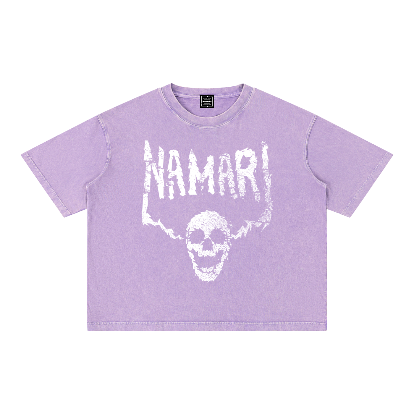 Disintegrate Mineral Wash Boxy Cotton T-Shirt