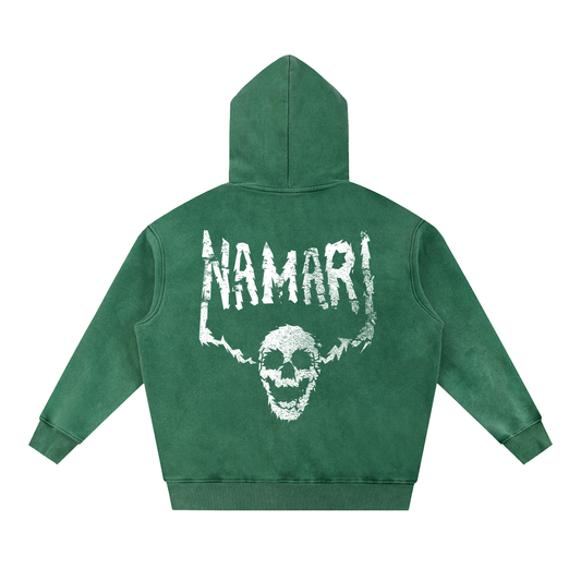 Disintegrate Snow Wash Fleece Oversize Hoodie