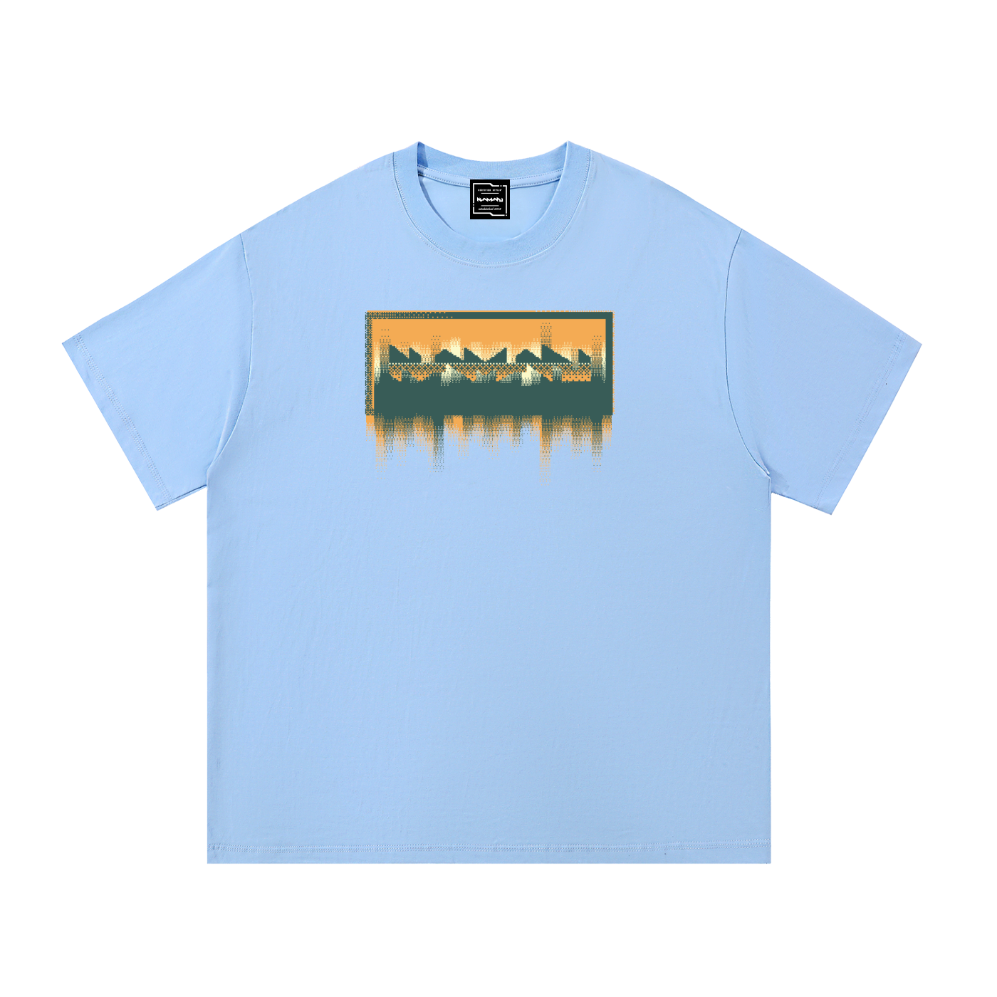 Pixel Fade Essential Cotton T-Shirt