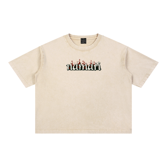 Knights Power Mineral Wash Boxy Cotton T-Shirt