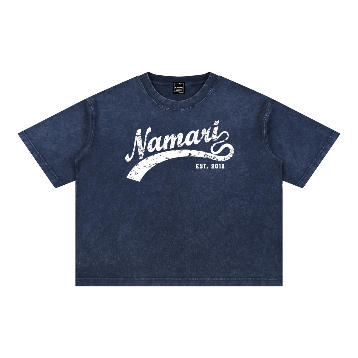 Swoosh Mineral Wash Boxy Cotton T-Shirt
