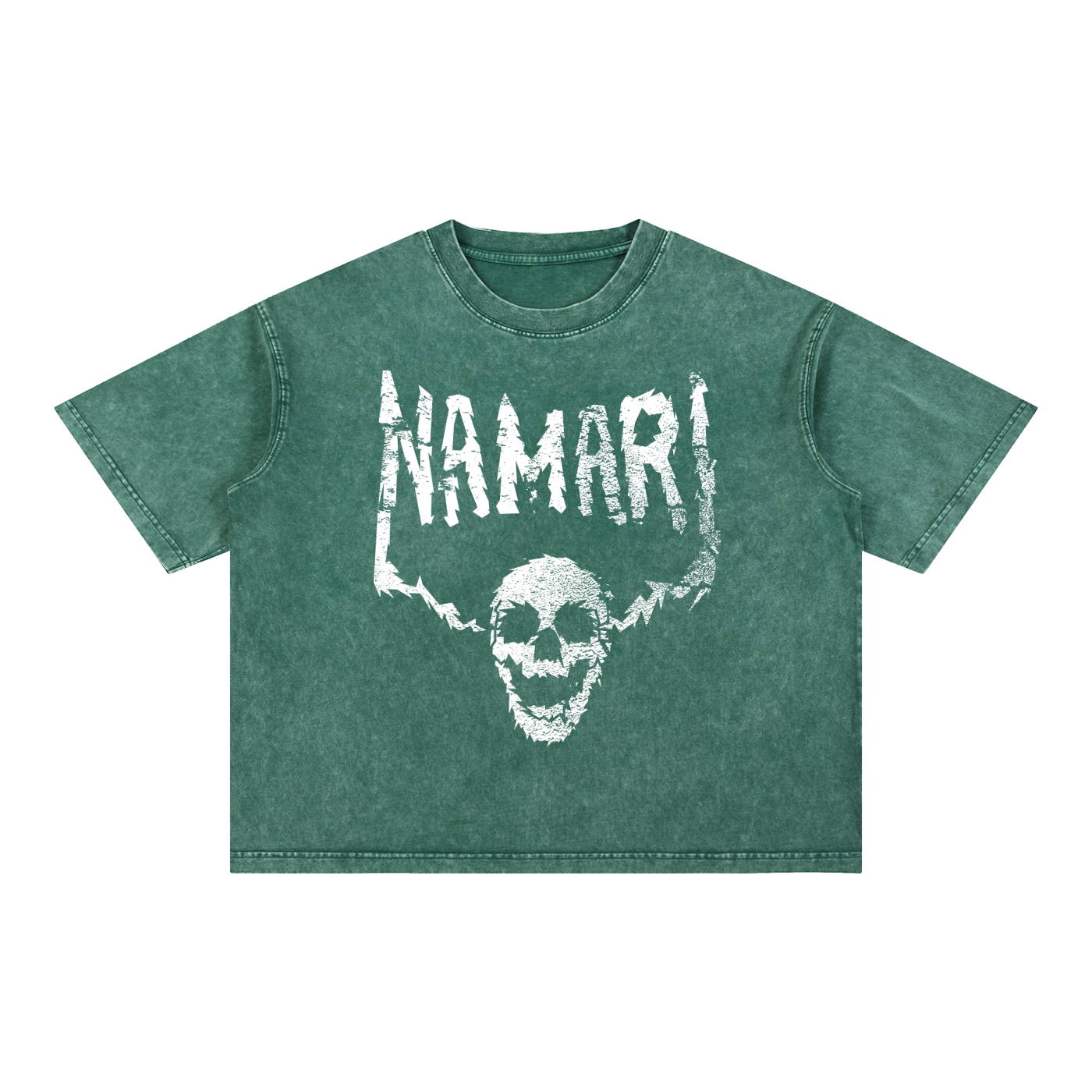 Disintegrate Mineral Wash Boxy Cotton T-Shirt