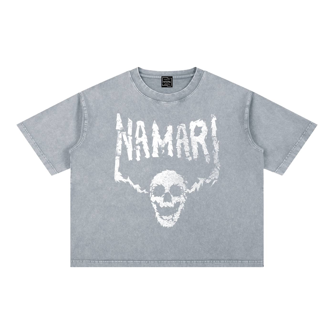 Disintegrate Mineral Wash Boxy Cotton T-Shirt
