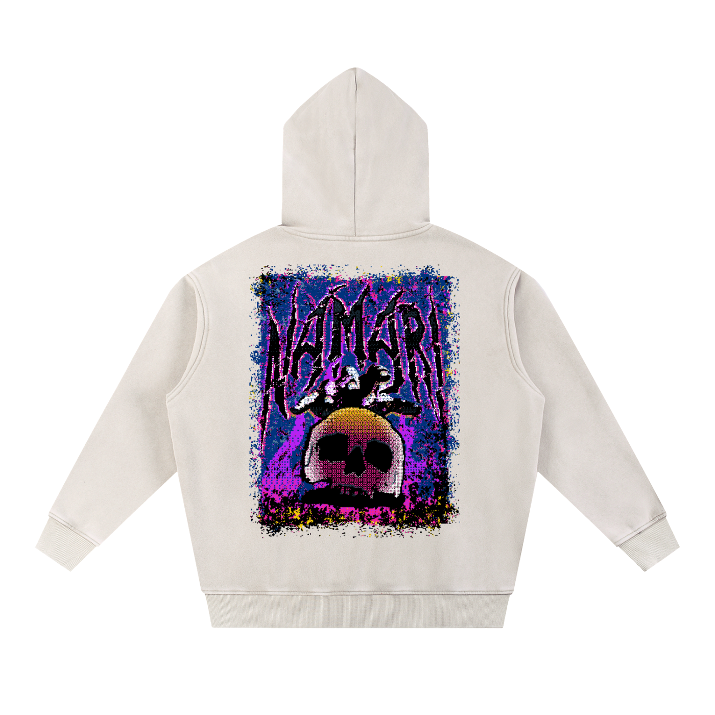 Debt Collector Snow Wash Fleece Oversize Hoodie
