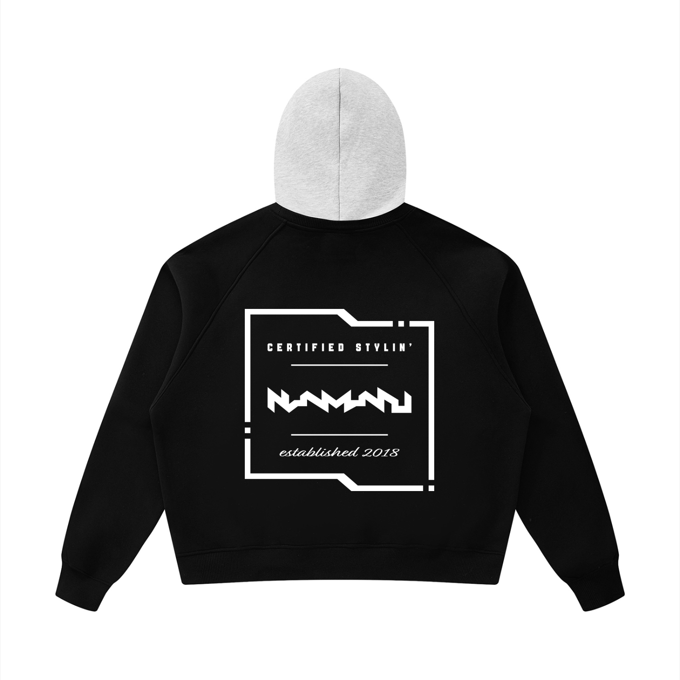 Certified Stylin' Namari Unisex Fleece Raglan Color Block Hoodie