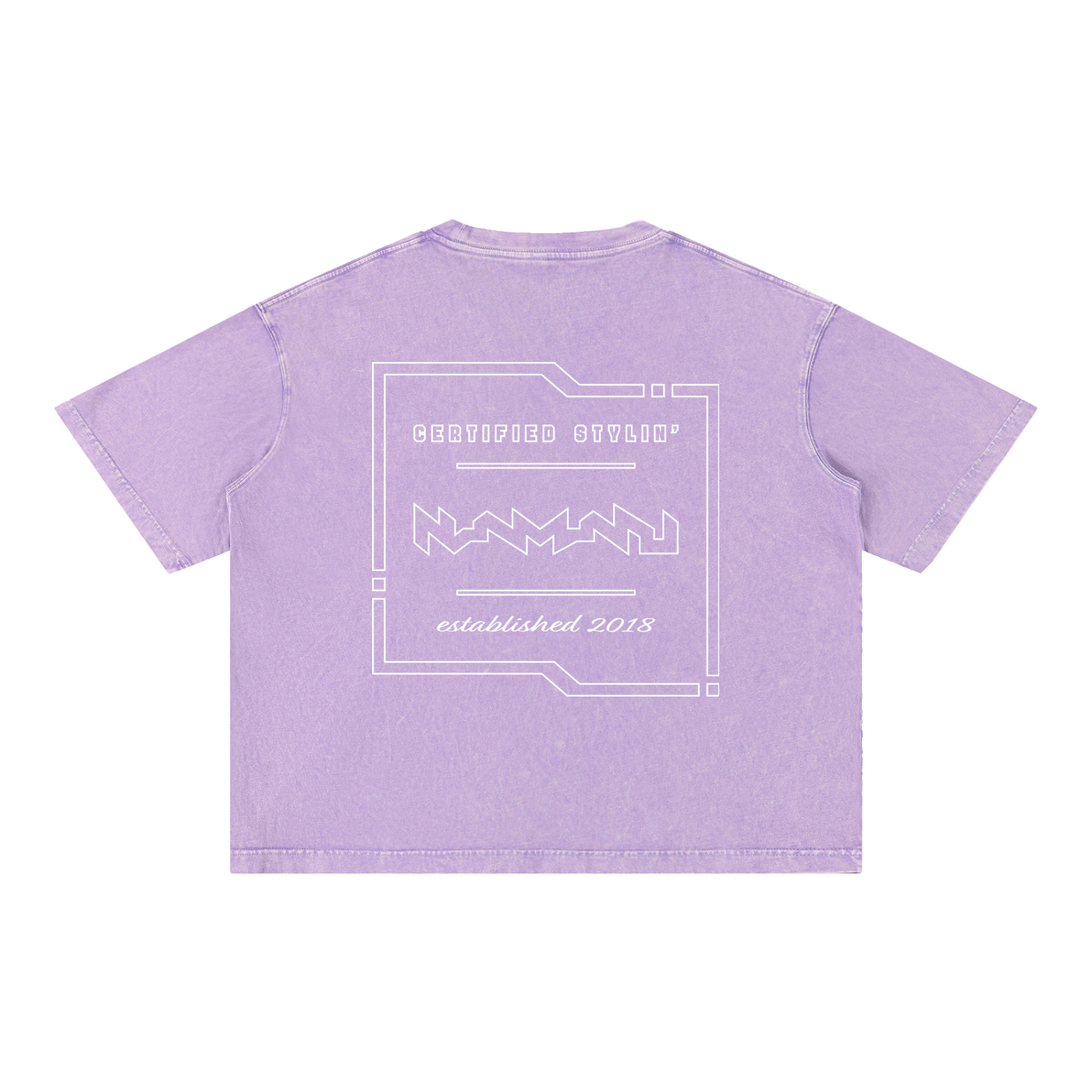 Certified Stylin' Tech Mineral Wash Boxy Cotton T-Shirt