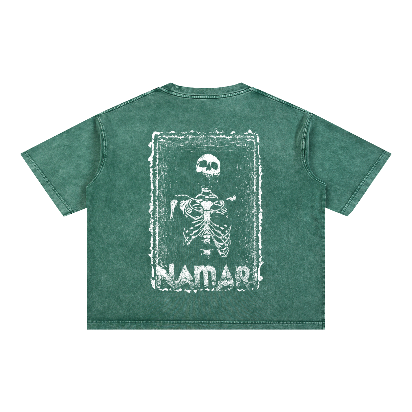 Burial (White) Mineral Wash Boxy Cotton T-Shirt