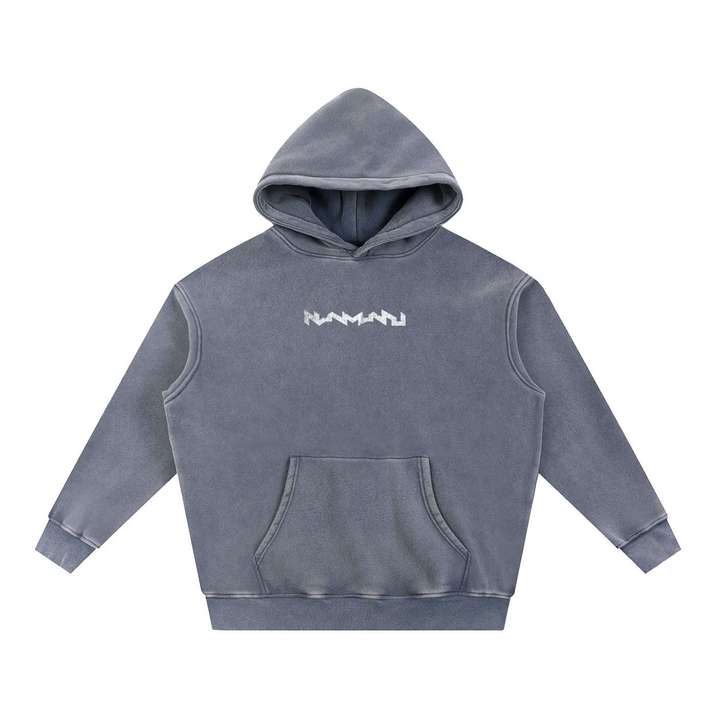 Disintegrate Snow Wash Fleece Oversize Hoodie