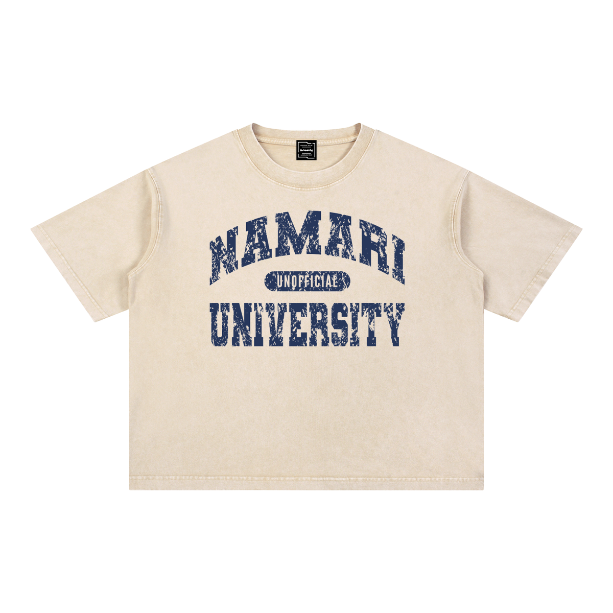 Namari University Mineral Wash Boxy Cotton T-Shirt