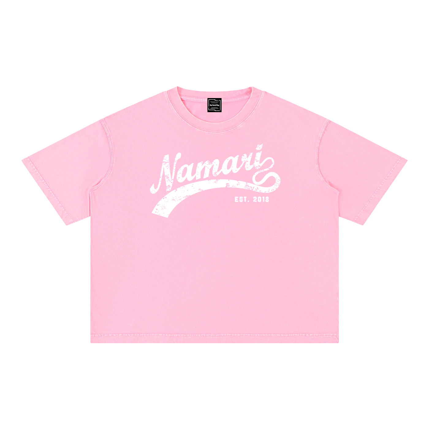 Swoosh Mineral Wash Boxy Cotton T-Shirt