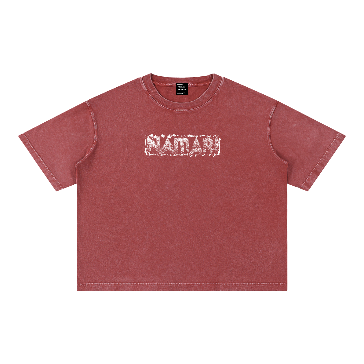 Burial (White) Mineral Wash Boxy Cotton T-Shirt