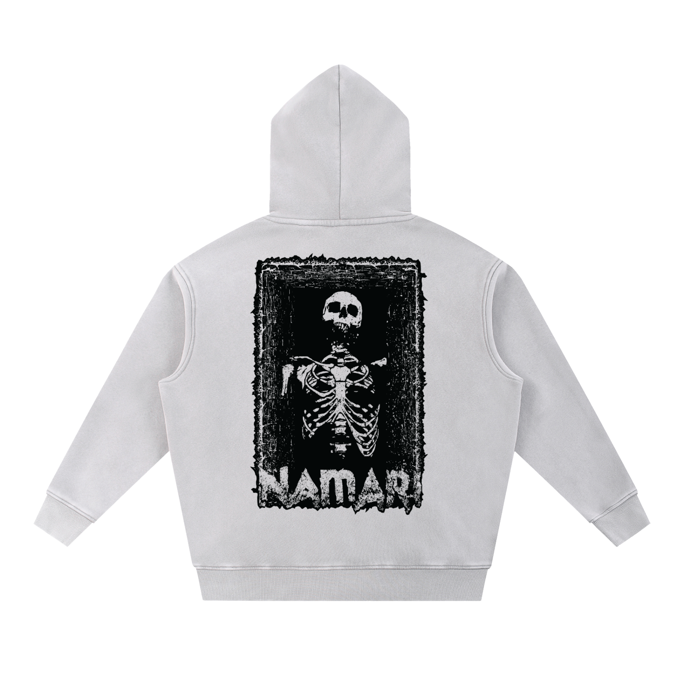 Burial Snow Wash Fleece Oversize Hoodie