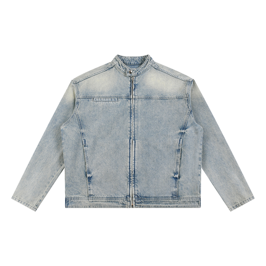Namari Vintage Wash Zip Denim Jacket