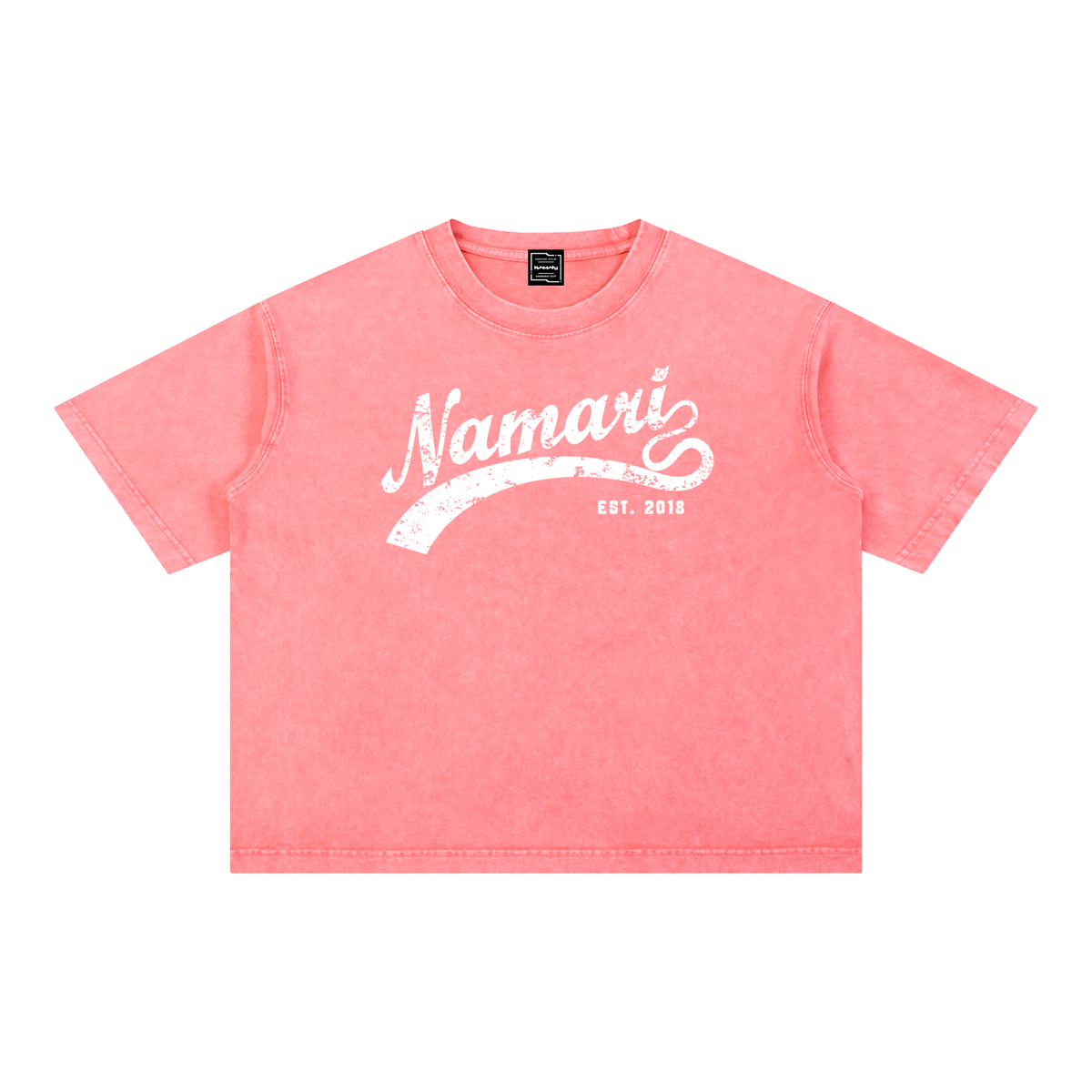 Swoosh Mineral Wash Boxy Cotton T-Shirt