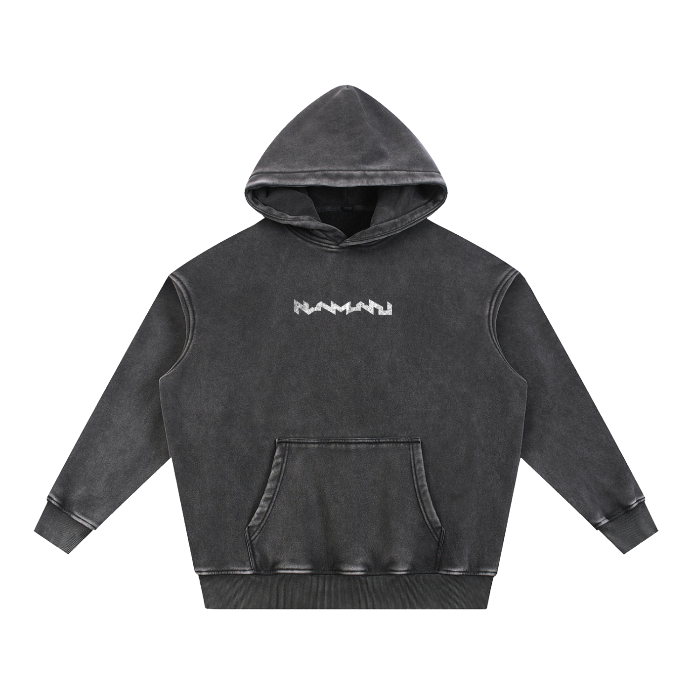 Disintegrate Snow Wash Fleece Oversize Hoodie