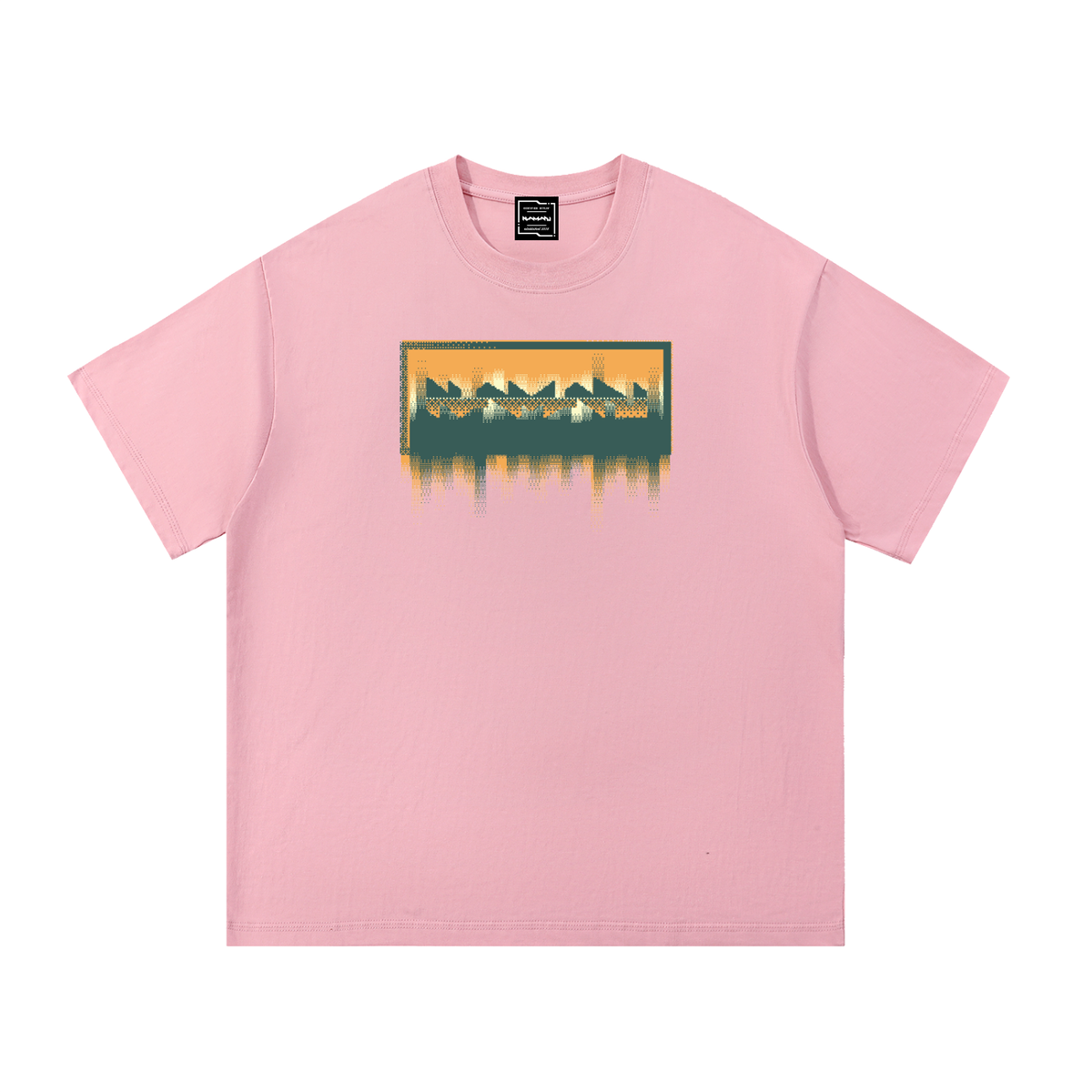 Pixel Fade Essential Cotton T-Shirt