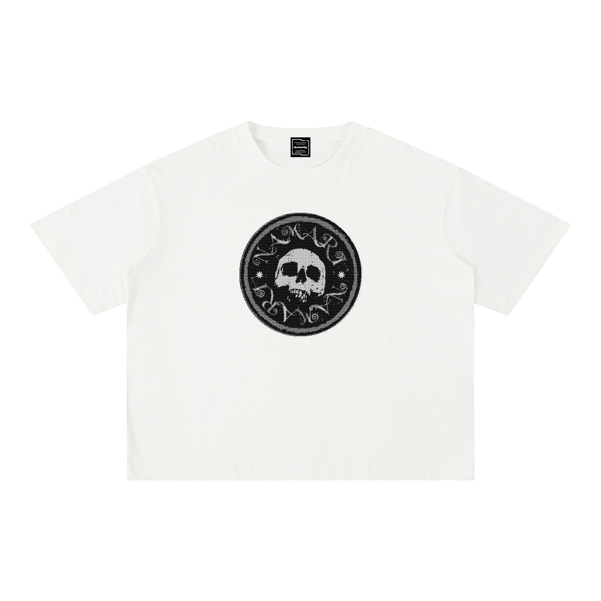 Namari Emblem Mineral Wash Boxy Cotton T-Shirt