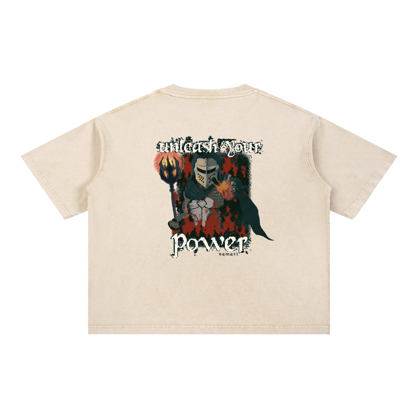 Power Mineral Wash Boxy Cotton T-Shirt