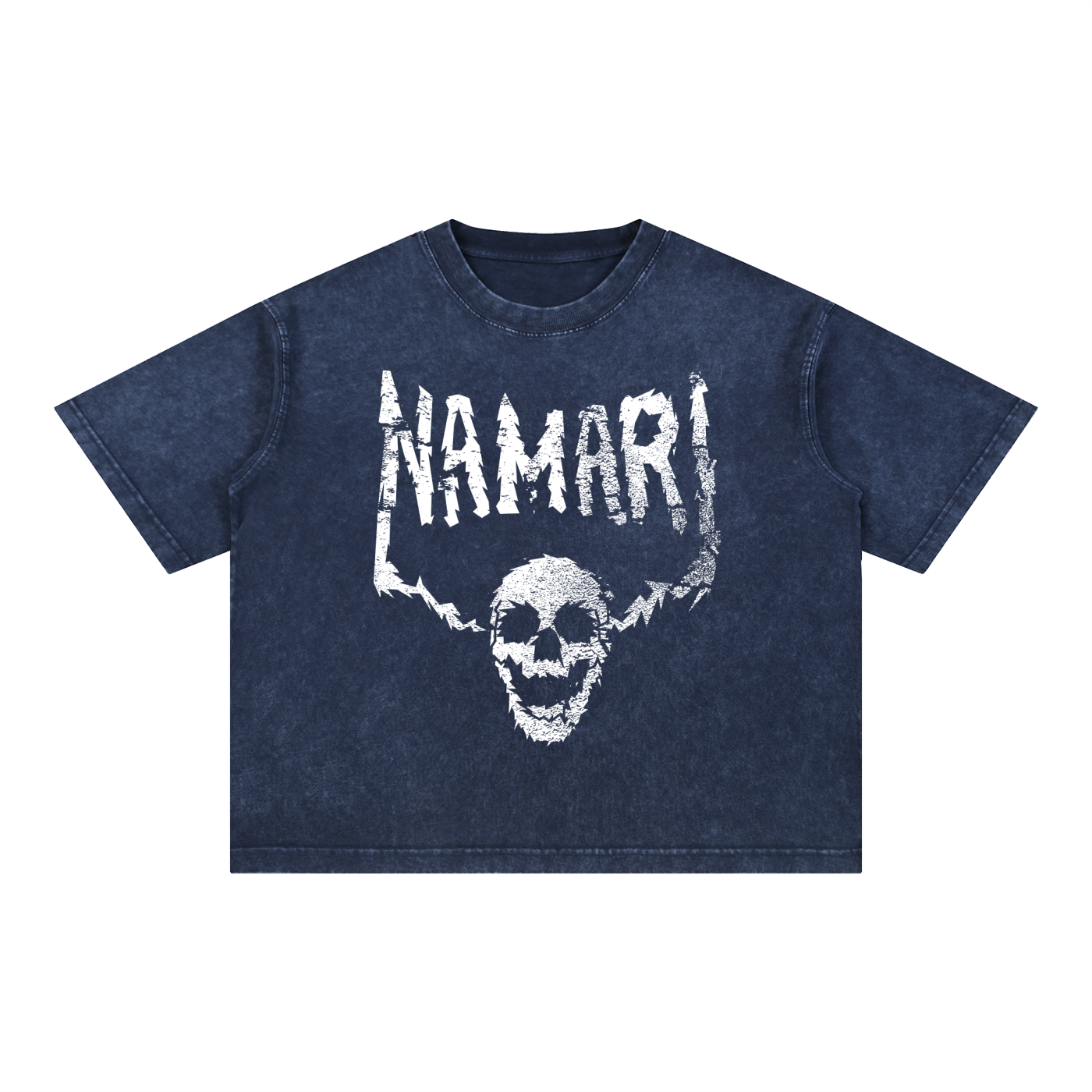 Disintegrate Mineral Wash Boxy Cotton T-Shirt