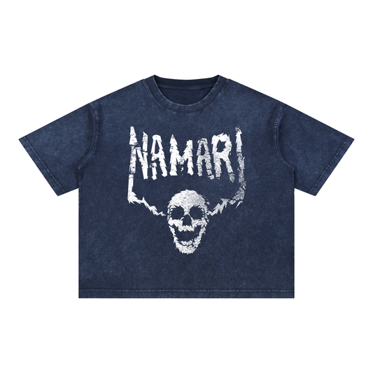 Disintegrate Mineral Wash Boxy Cotton T-Shirt