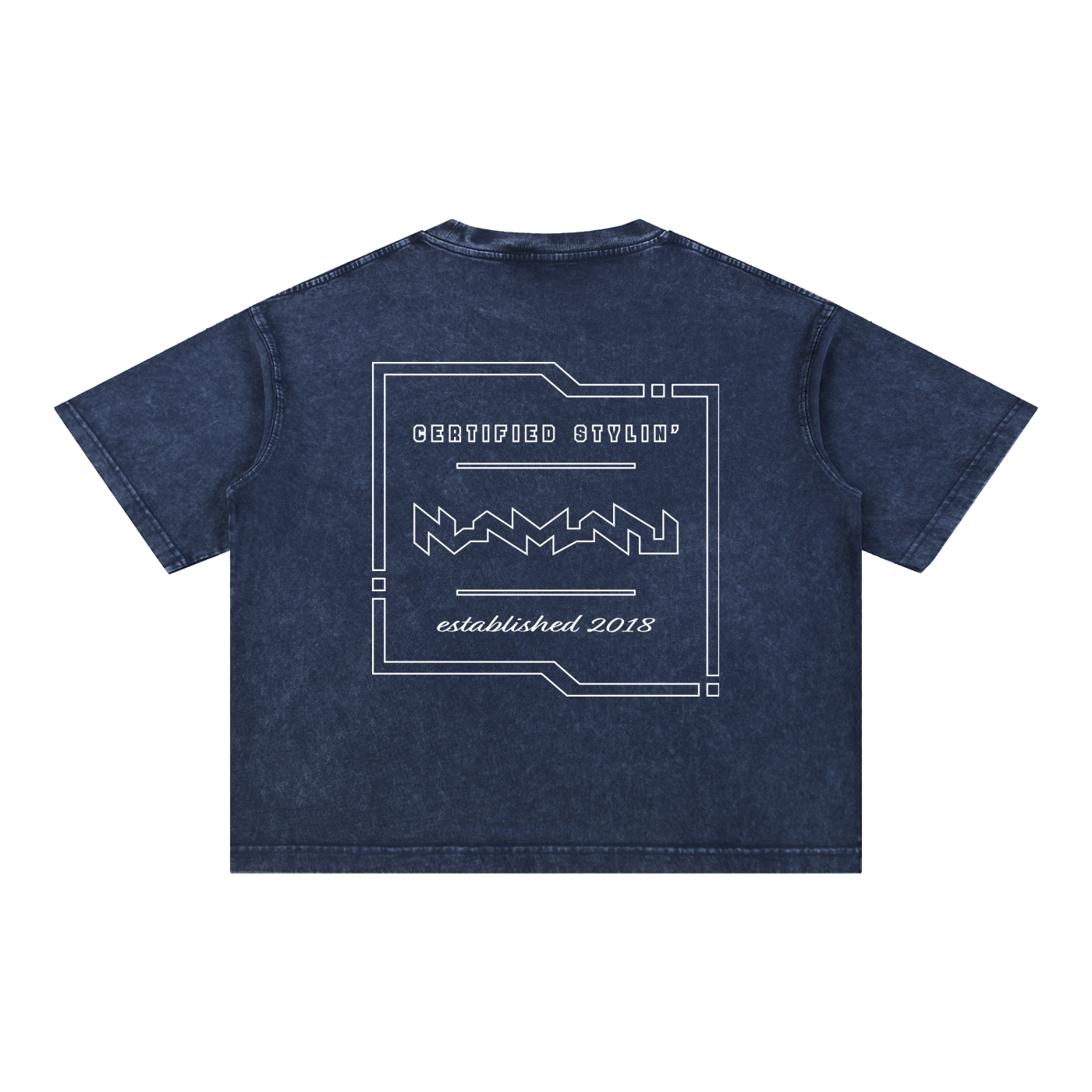 Certified Stylin' Tech Mineral Wash Boxy Cotton T-Shirt