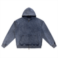 Namari Snow Wash Oversized Zip-Up Hoodie