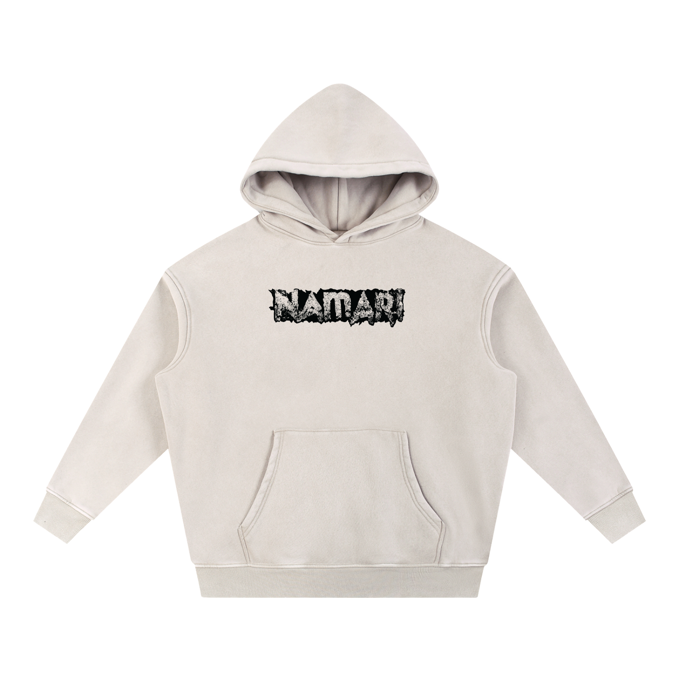 Burial Snow Wash Fleece Oversize Hoodie