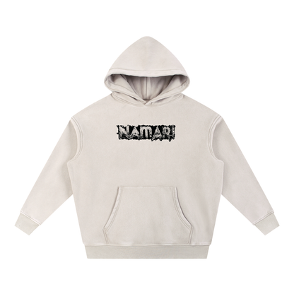 Burial Snow Wash Fleece Oversize Hoodie
