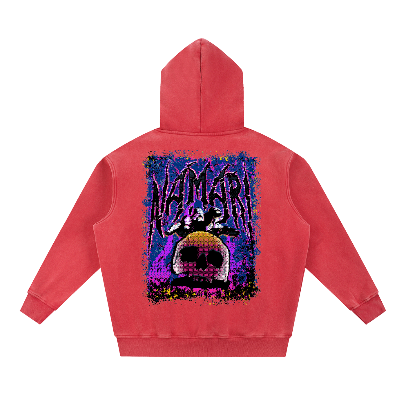 Debt Collector Snow Wash Fleece Oversize Hoodie