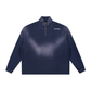Namari Sun Fade Raw Edge Quarter-Zip Sweatshirt