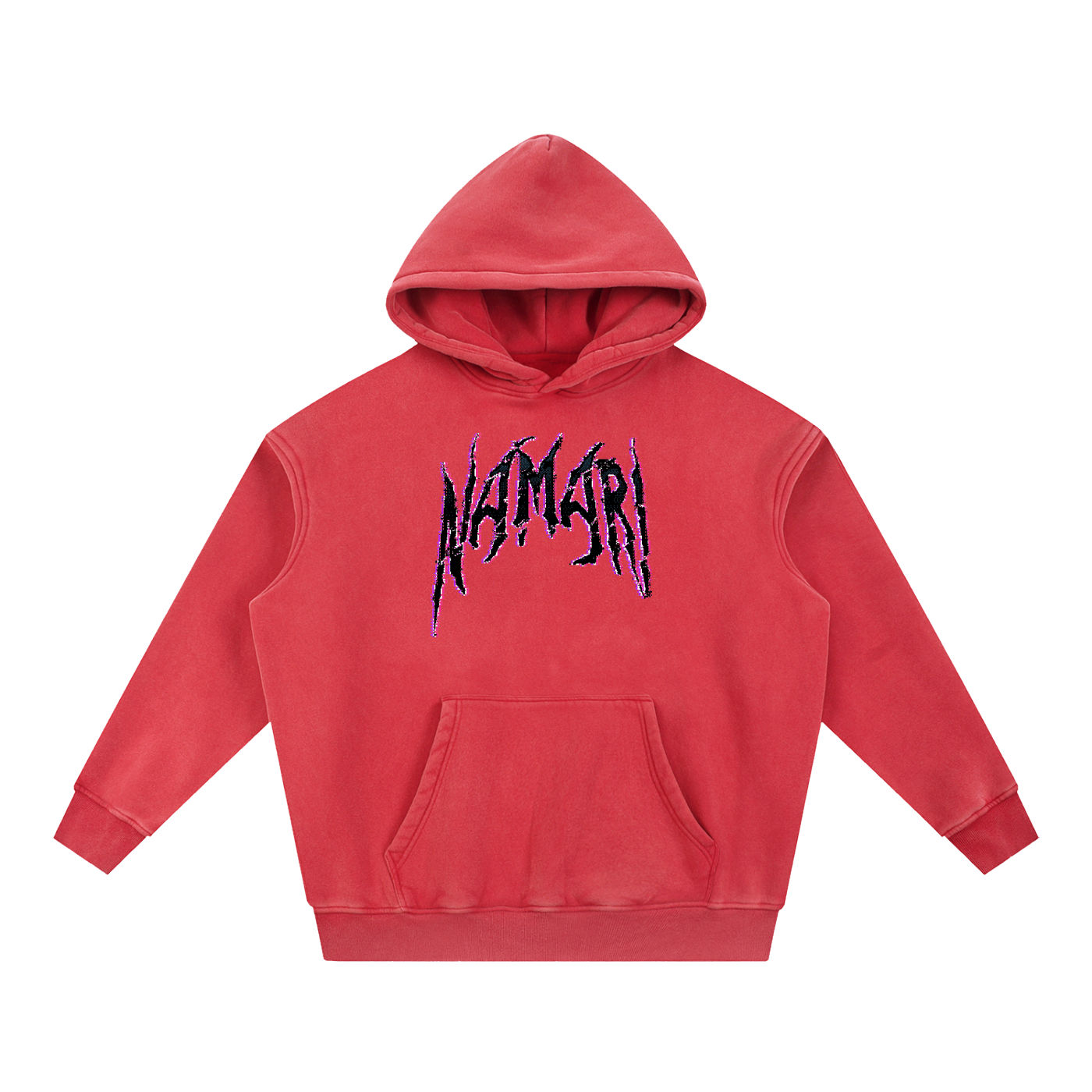 Debt Collector Snow Wash Fleece Oversize Hoodie