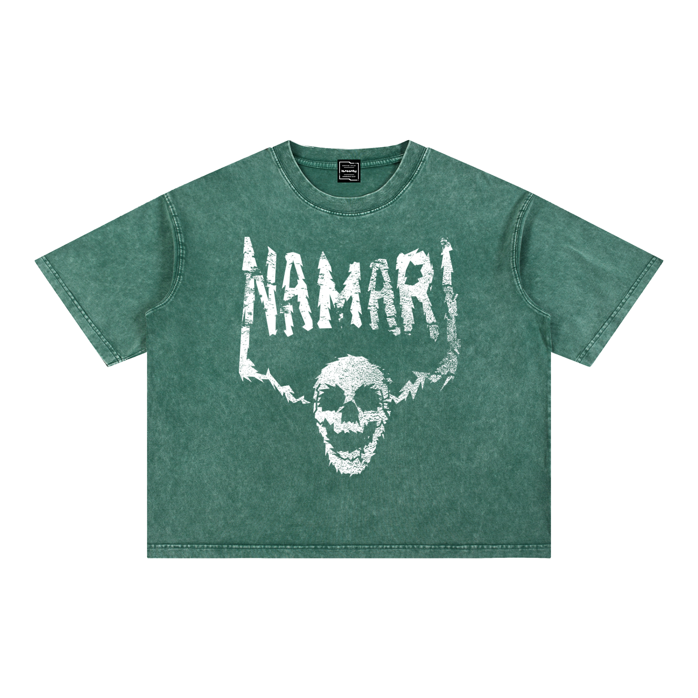 Disintegrate Mineral Wash Boxy Cotton T-Shirt