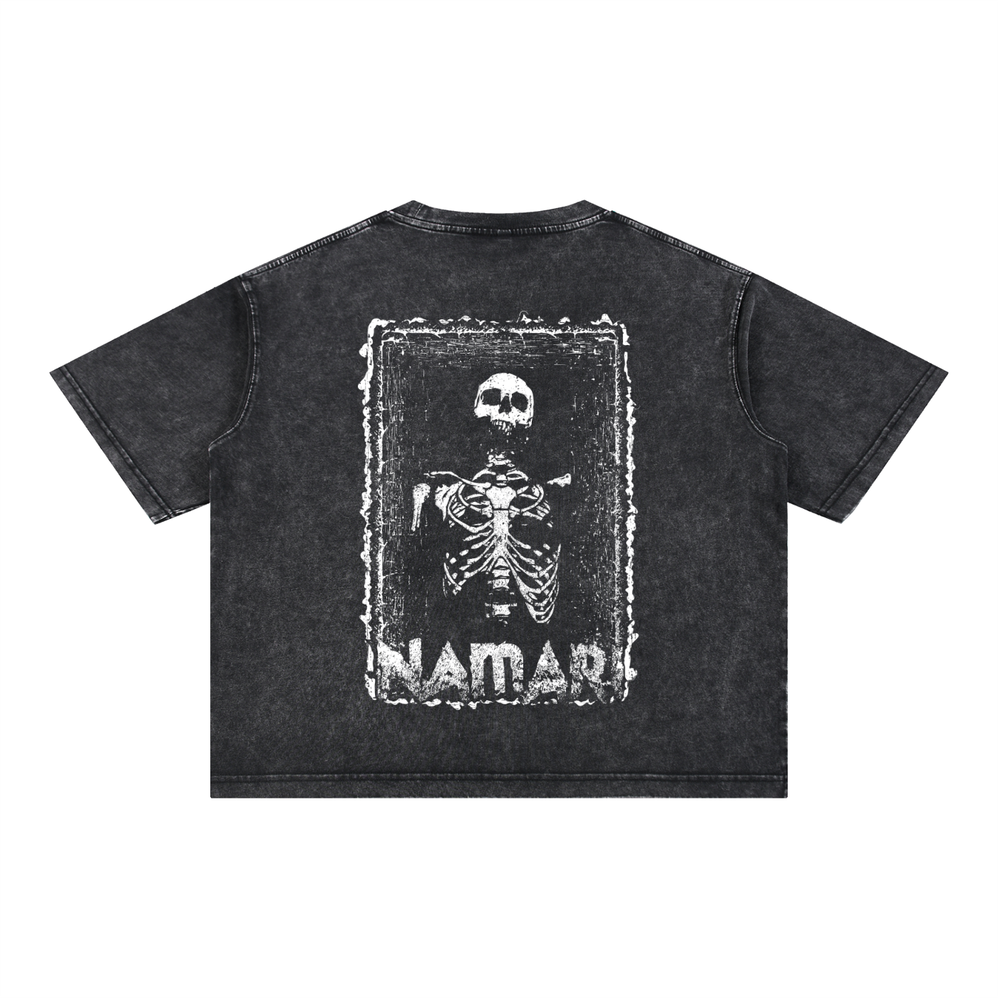 Burial (White) Mineral Wash Boxy Cotton T-Shirt