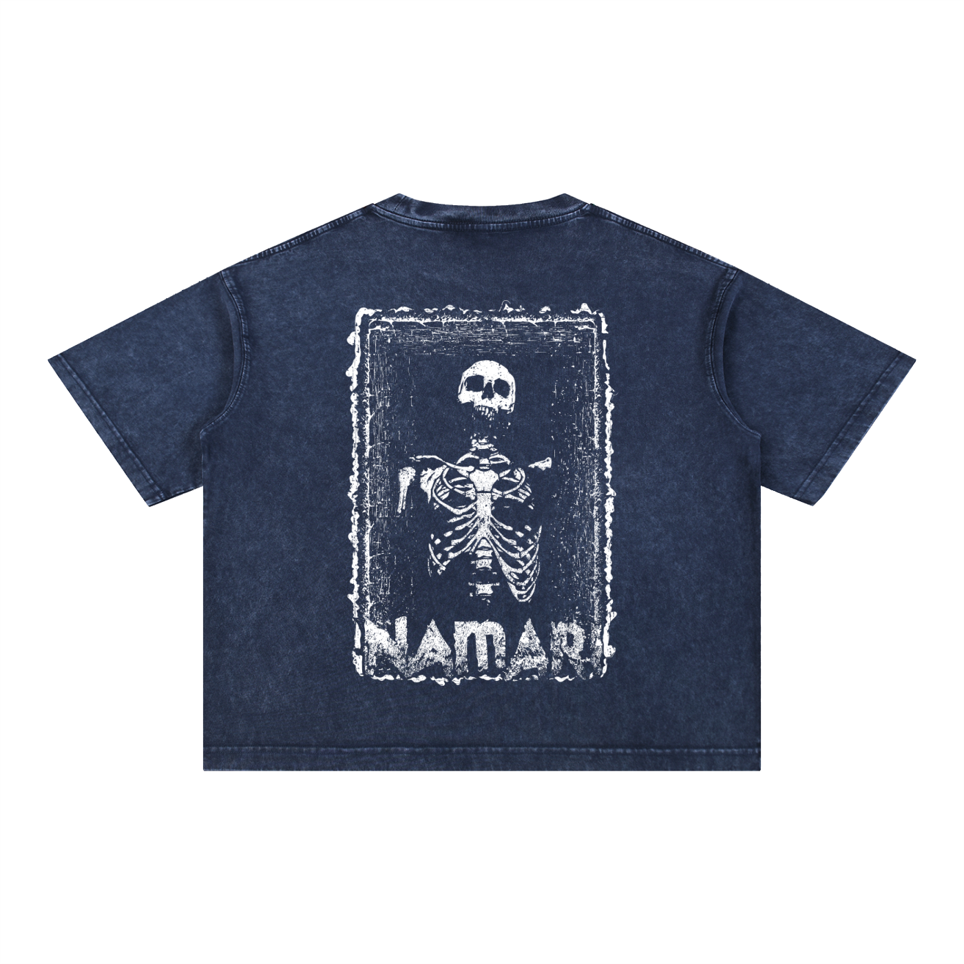 Burial (White) Mineral Wash Boxy Cotton T-Shirt
