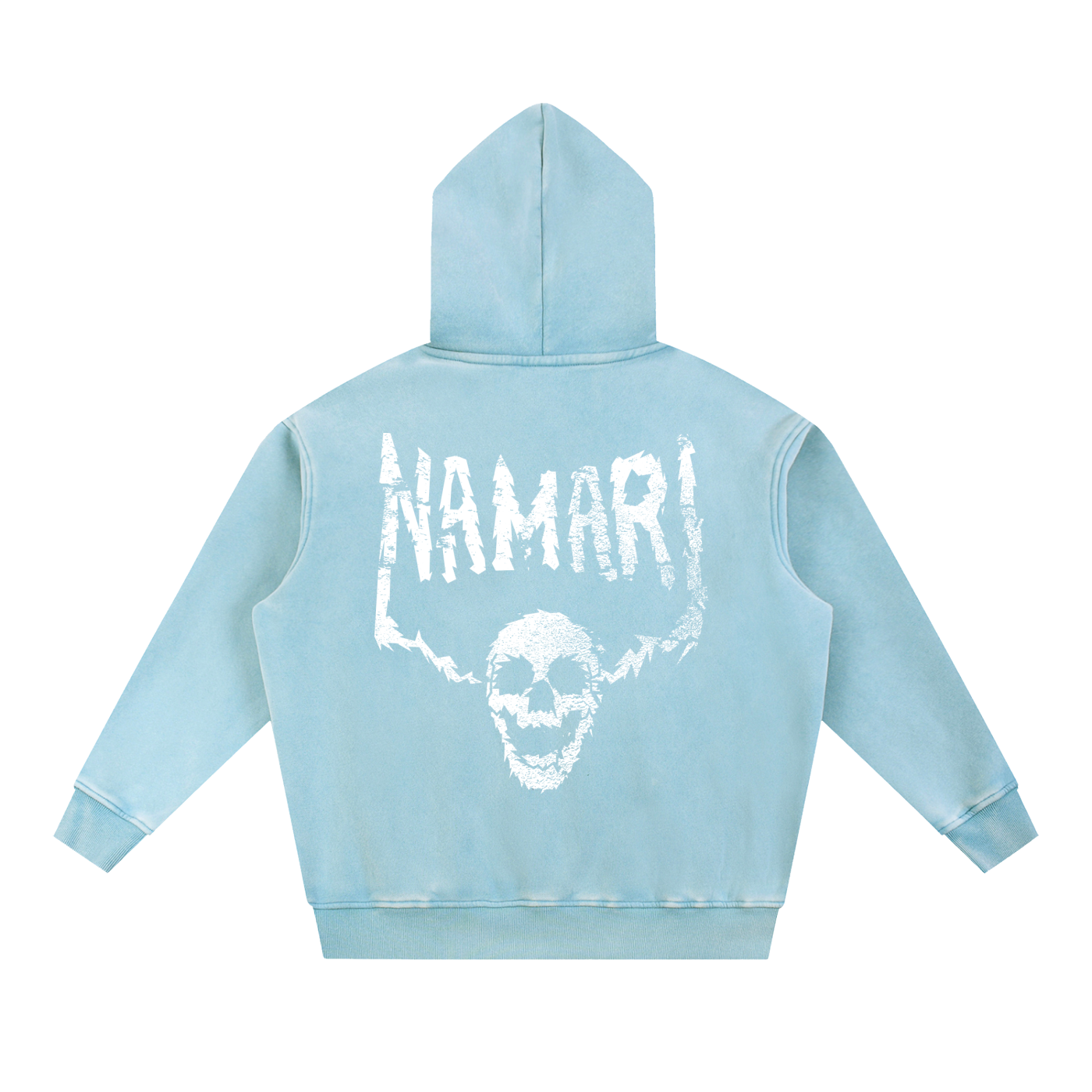 Disintegrate Snow Wash Fleece Oversize Hoodie